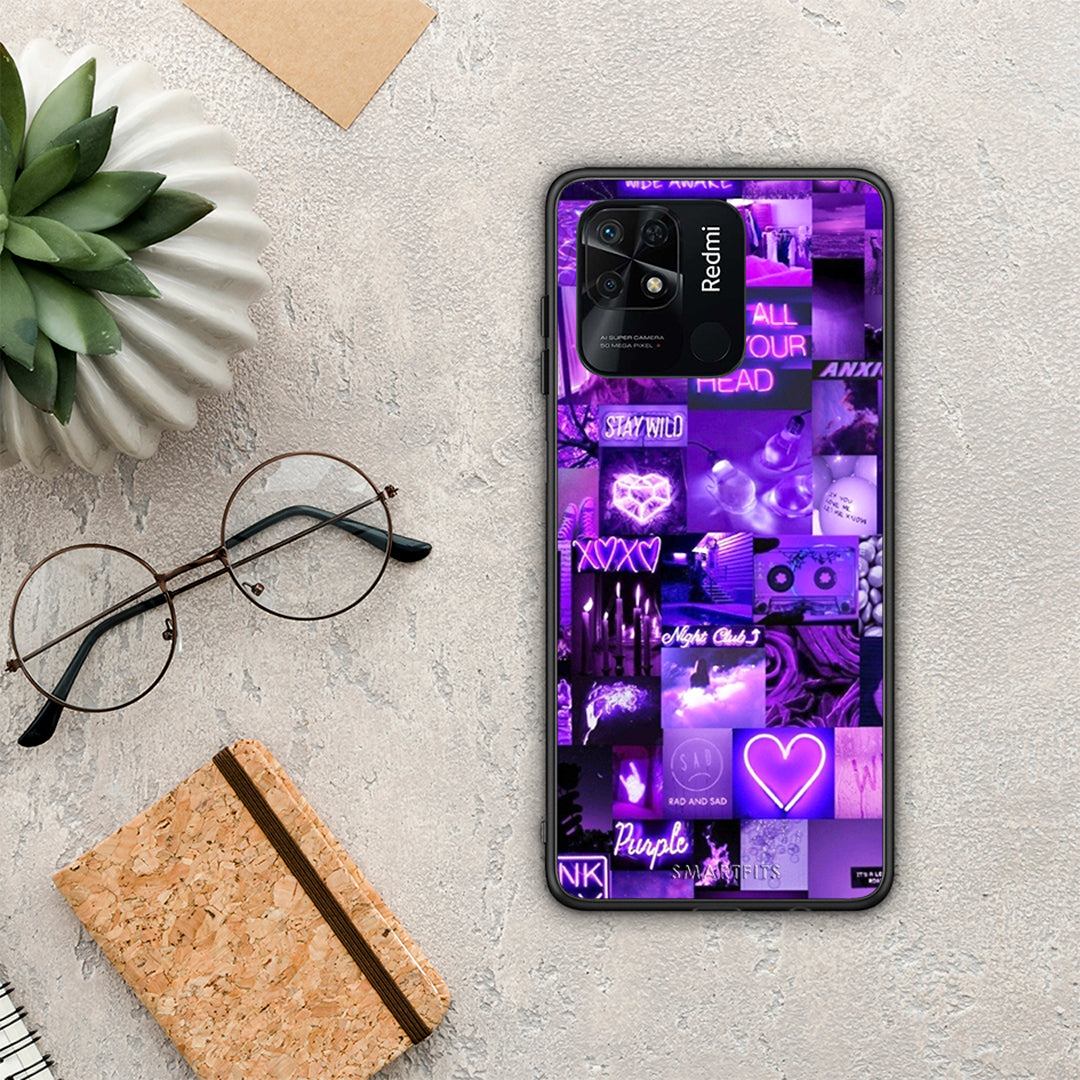 Collage Stay Wild - Xiaomi Redmi 10C θήκη