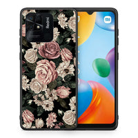 Thumbnail for Θήκη Xiaomi Redmi 10C Wild Roses Flower από τη Smartfits με σχέδιο στο πίσω μέρος και μαύρο περίβλημα | Xiaomi Redmi 10C Wild Roses Flower case with colorful back and black bezels