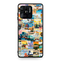 Thumbnail for Xiaomi Redmi 10C Live To Travel θήκη από τη Smartfits με σχέδιο στο πίσω μέρος και μαύρο περίβλημα | Smartphone case with colorful back and black bezels by Smartfits