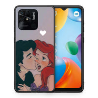 Thumbnail for Θήκη Αγίου Βαλεντίνου Xiaomi Redmi 10C Mermaid Love από τη Smartfits με σχέδιο στο πίσω μέρος και μαύρο περίβλημα | Xiaomi Redmi 10C Mermaid Love case with colorful back and black bezels