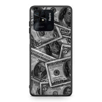 Thumbnail for Xiaomi Redmi 10C Money Dollars θήκη από τη Smartfits με σχέδιο στο πίσω μέρος και μαύρο περίβλημα | Smartphone case with colorful back and black bezels by Smartfits