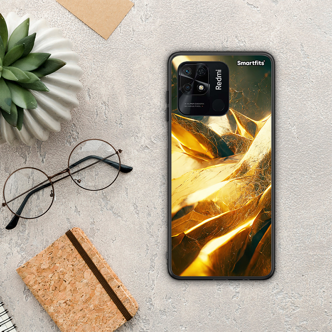 Real Gold - Xiaomi Redmi 10C θήκη