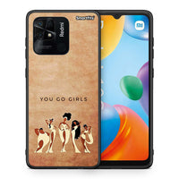 Thumbnail for Θήκη Xiaomi Redmi 10C You Go Girl από τη Smartfits με σχέδιο στο πίσω μέρος και μαύρο περίβλημα | Xiaomi Redmi 10C You Go Girl case with colorful back and black bezels