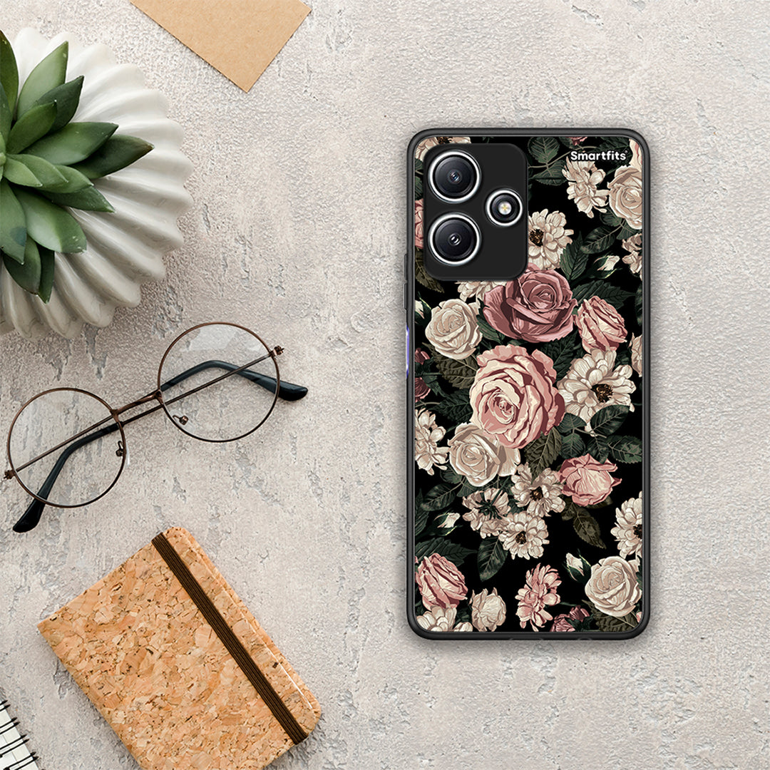 Flower Wild Roses - Xiaomi Redmi 12 5G θήκη