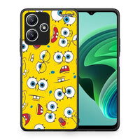 Thumbnail for Θήκη Xiaomi Redmi 12 5G Sponge PopArt από τη Smartfits με σχέδιο στο πίσω μέρος και μαύρο περίβλημα | Xiaomi Redmi 12 5G Sponge PopArt case with colorful back and black bezels