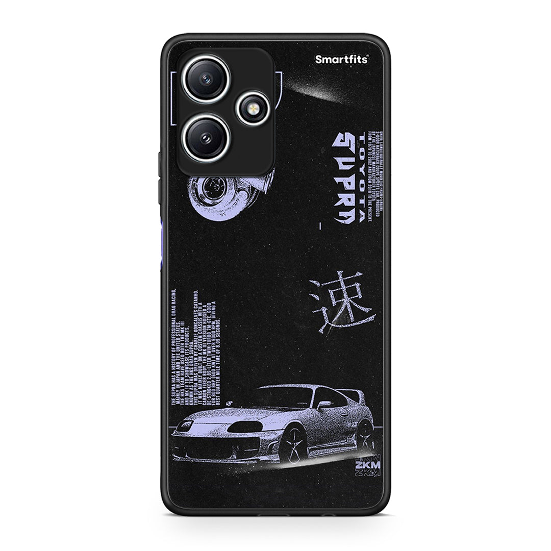 Xiaomi Redmi 12 5G Tokyo Drift Θήκη Αγίου Βαλεντίνου από τη Smartfits με σχέδιο στο πίσω μέρος και μαύρο περίβλημα | Smartphone case with colorful back and black bezels by Smartfits