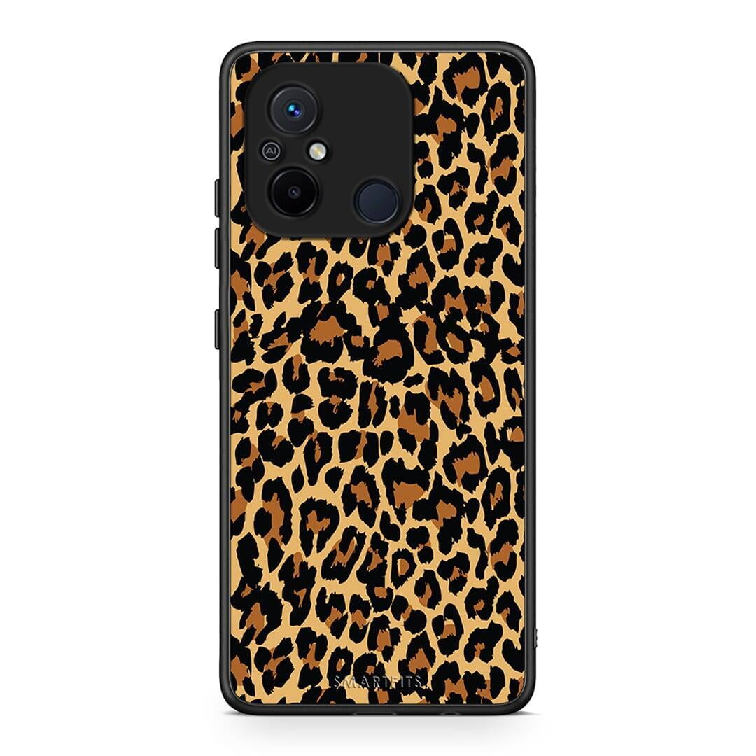 Θήκη Xiaomi Redmi 12C Animal Leopard από τη Smartfits με σχέδιο στο πίσω μέρος και μαύρο περίβλημα | Xiaomi Redmi 12C Animal Leopard Case with Colorful Back and Black Bezels