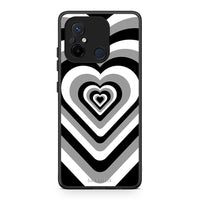 Thumbnail for Θήκη Xiaomi Redmi 12C Black Hearts από τη Smartfits με σχέδιο στο πίσω μέρος και μαύρο περίβλημα | Xiaomi Redmi 12C Black Hearts Case with Colorful Back and Black Bezels