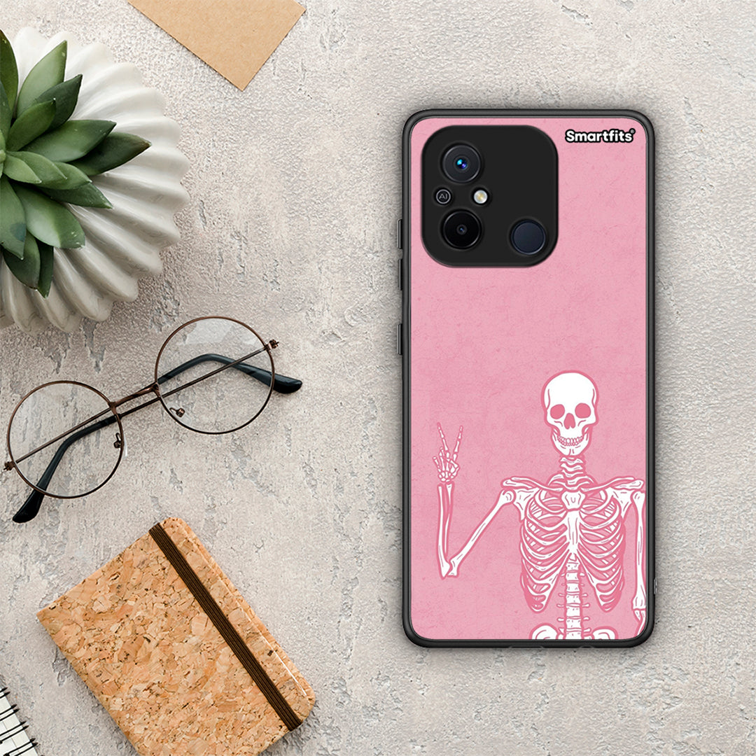 Θήκη Xiaomi Redmi 12C Halloween Motivation από τη Smartfits με σχέδιο στο πίσω μέρος και μαύρο περίβλημα | Xiaomi Redmi 12C Halloween Motivation Case with Colorful Back and Black Bezels