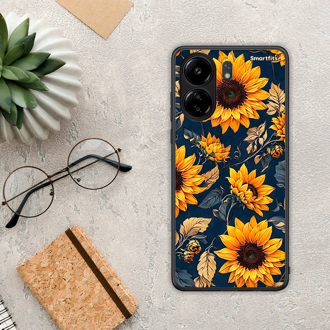 Autumn Sunflowers - Xiaomi Redmi 13C θήκη