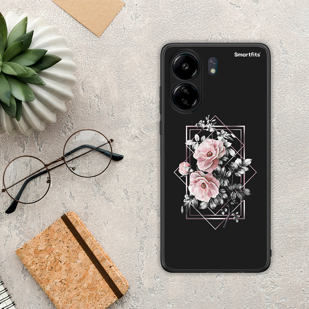 Flower Frame - Xiaomi Redmi 13C θήκη