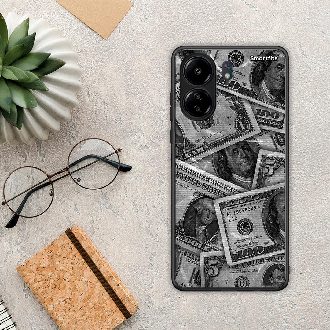 Money Dollars - Xiaomi Redmi 13C θήκη