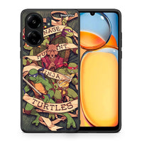 Thumbnail for Θήκη Xiaomi Redmi 13C Ninja Turtles από τη Smartfits με σχέδιο στο πίσω μέρος και μαύρο περίβλημα | Xiaomi Redmi 13C Ninja Turtles case with colorful back and black bezels