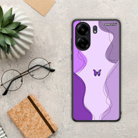 Thumbnail for Purple Mariposa - Xiaomi Redmi 13C θήκη