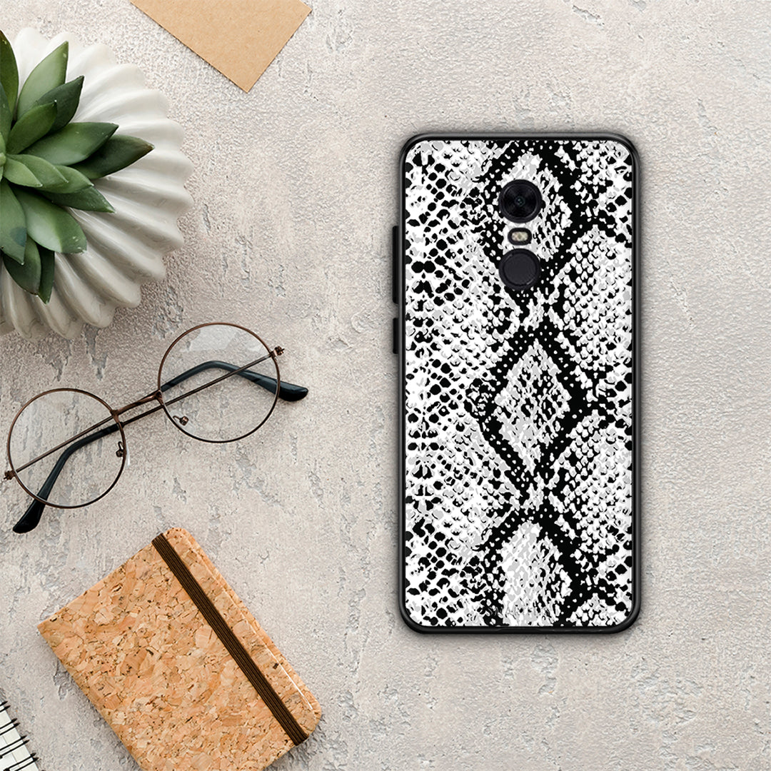 Animal White Snake - Xiaomi Redmi 5 Plus θήκη
