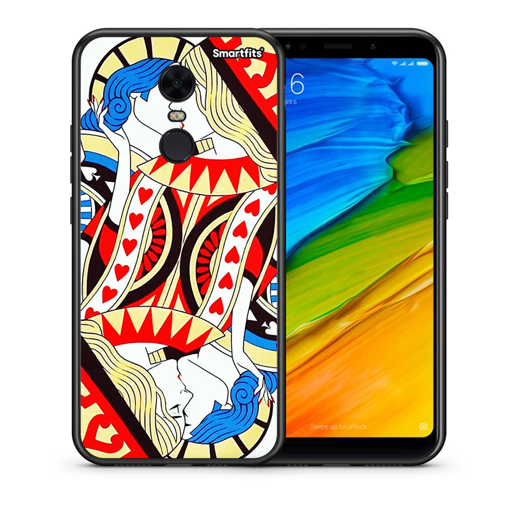 Θήκη Xiaomi Redmi 5 Plus Card Love από τη Smartfits με σχέδιο στο πίσω μέρος και μαύρο περίβλημα | Xiaomi Redmi 5 Plus Card Love case with colorful back and black bezels