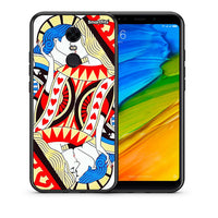 Thumbnail for Θήκη Xiaomi Redmi 5 Plus Card Love από τη Smartfits με σχέδιο στο πίσω μέρος και μαύρο περίβλημα | Xiaomi Redmi 5 Plus Card Love case with colorful back and black bezels