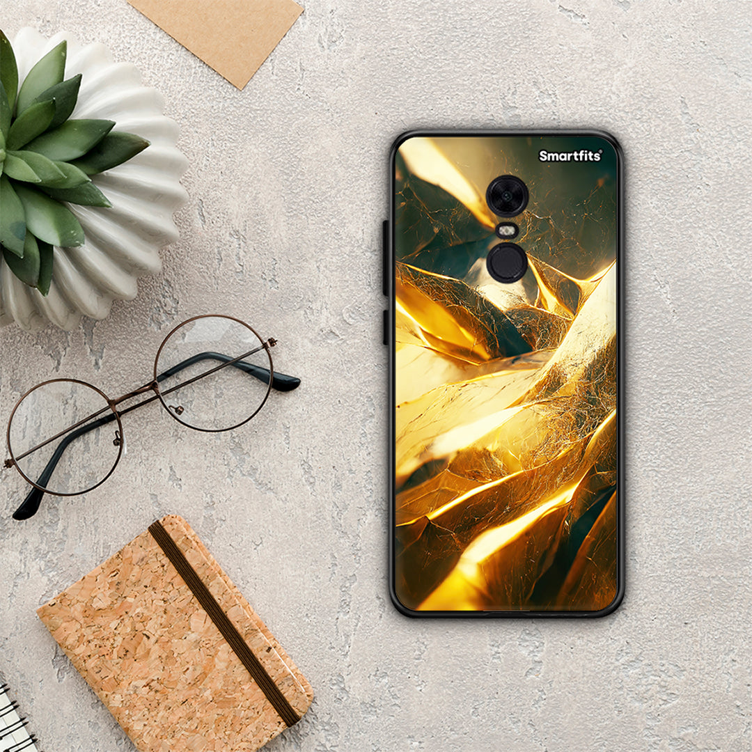 Real Gold - Xiaomi Redmi 5 Plus θήκη