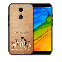 Thumbnail for Θήκη Xiaomi Redmi 5 Plus You Go Girl από τη Smartfits με σχέδιο στο πίσω μέρος και μαύρο περίβλημα | Xiaomi Redmi 5 Plus You Go Girl case with colorful back and black bezels