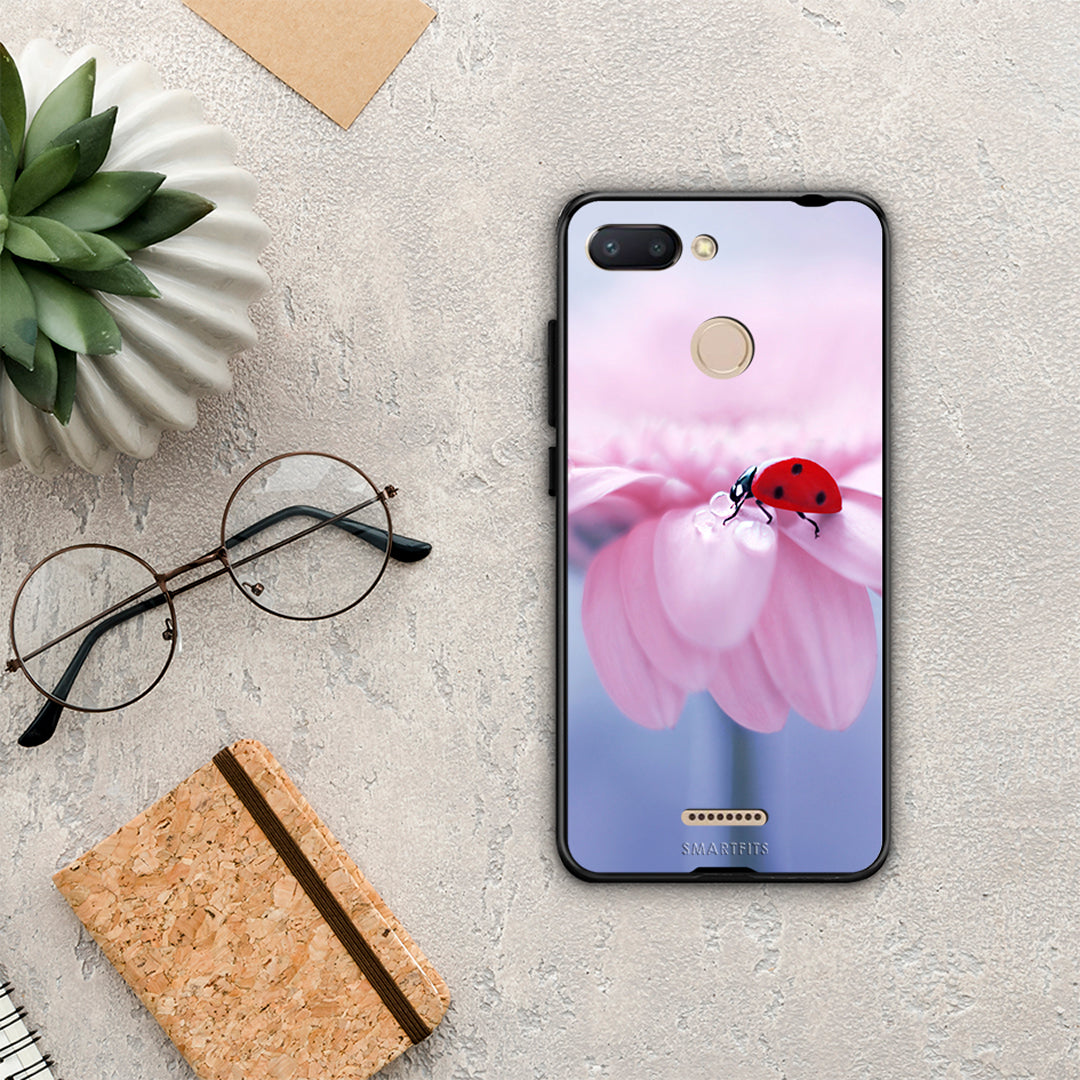 Ladybug Flower - Xiaomi Redmi 6 θήκη