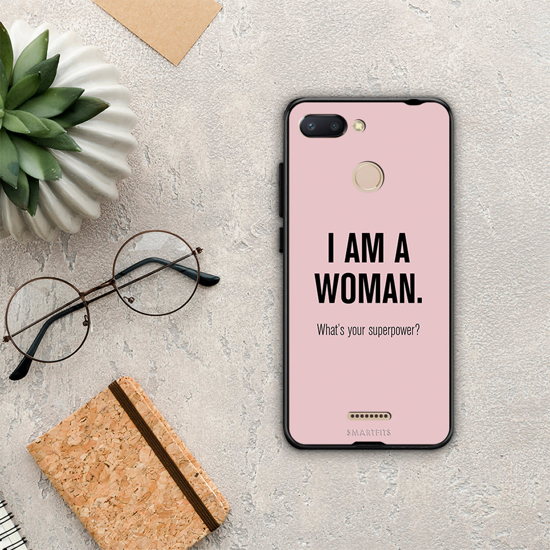 Superpower Woman - Xiaomi Redmi 6 θήκη