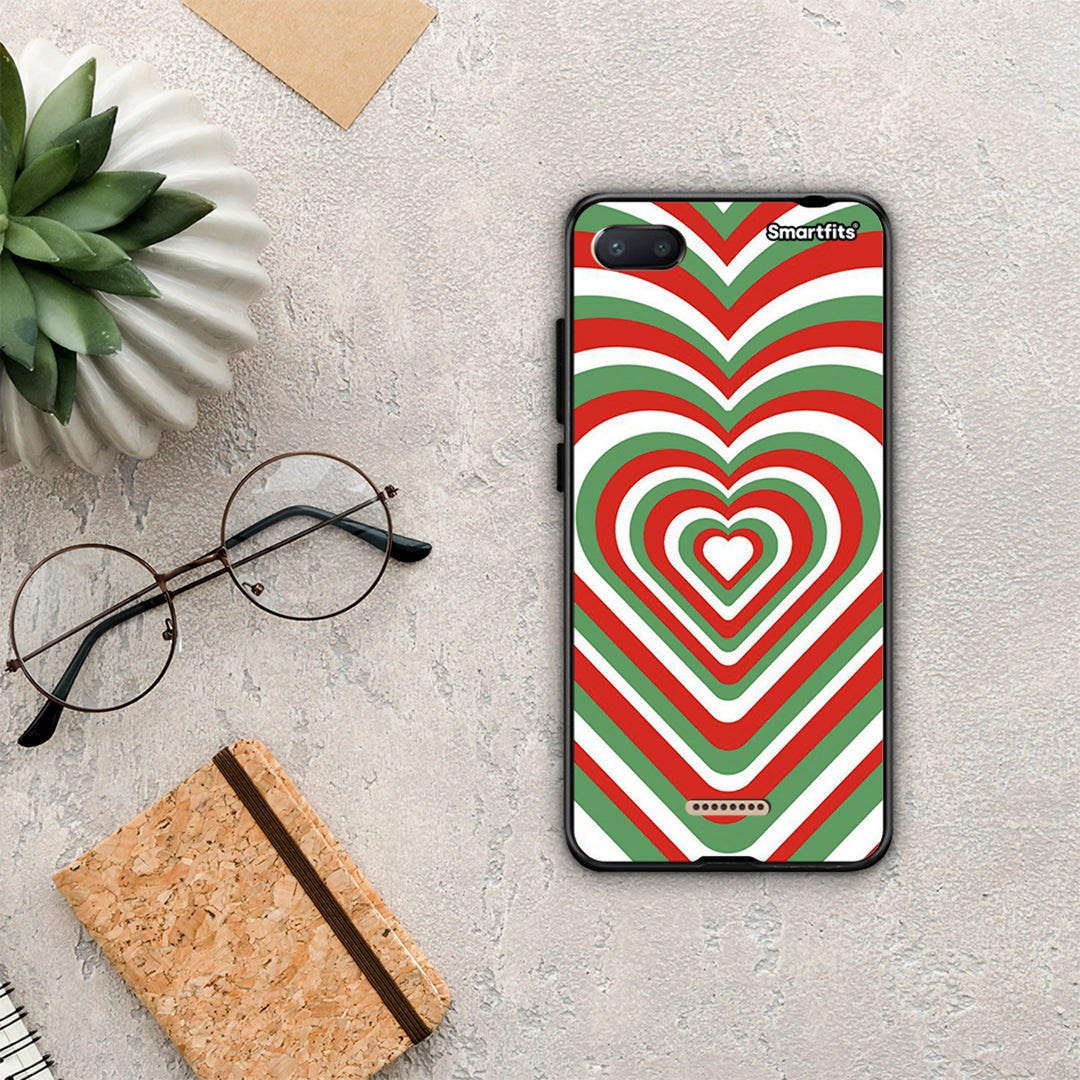 Christmas Hearts - Xiaomi Redmi 6A θήκη