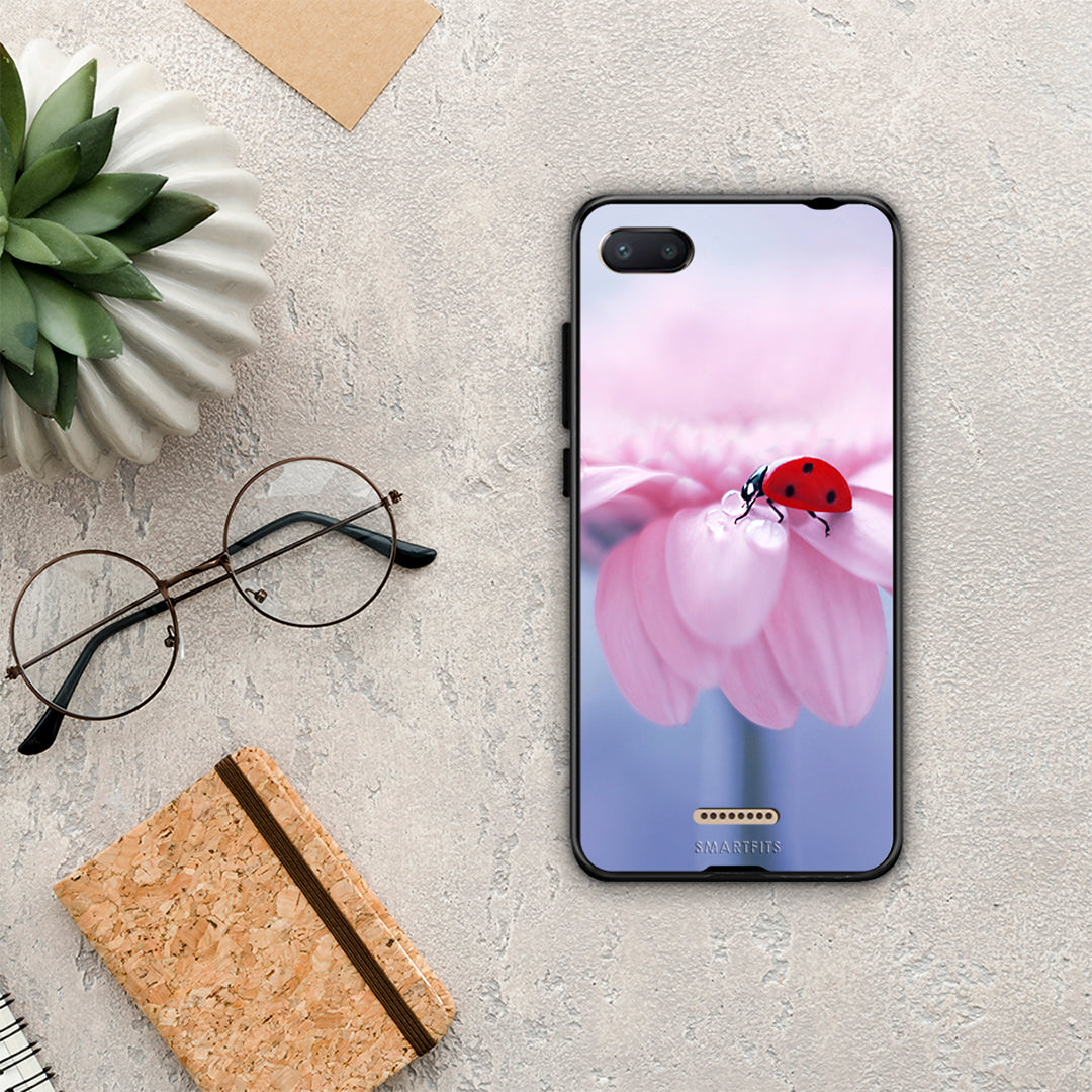 Ladybug Flower - Xiaomi Redmi 6A θήκη