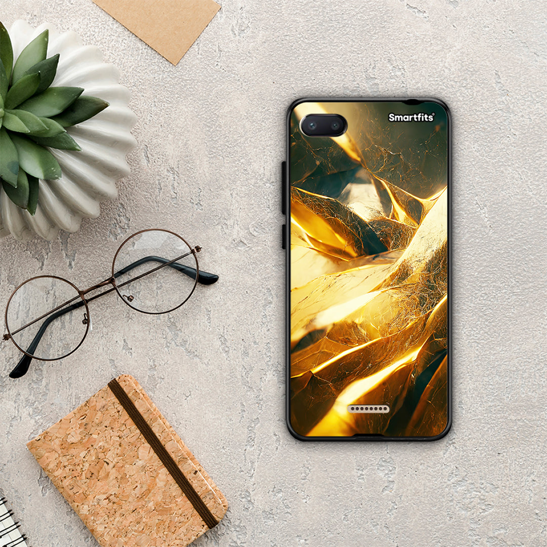 Real Gold - Xiaomi Redmi 6A θήκη