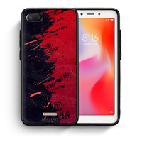 Thumbnail for Θήκη Αγίου Βαλεντίνου Xiaomi Redmi 6A Red Paint από τη Smartfits με σχέδιο στο πίσω μέρος και μαύρο περίβλημα | Xiaomi Redmi 6A Red Paint case with colorful back and black bezels