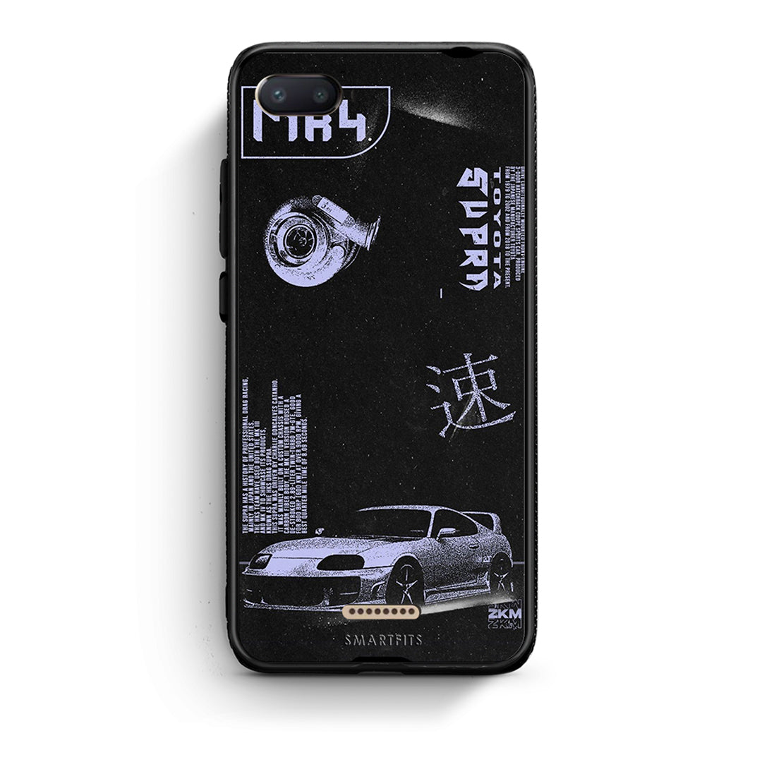 Xiaomi Redmi 6A Tokyo Drift Θήκη Αγίου Βαλεντίνου από τη Smartfits με σχέδιο στο πίσω μέρος και μαύρο περίβλημα | Smartphone case with colorful back and black bezels by Smartfits
