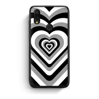 Thumbnail for Xiaomi Redmi 7 Black Hearts θήκη από τη Smartfits με σχέδιο στο πίσω μέρος και μαύρο περίβλημα | Smartphone case with colorful back and black bezels by Smartfits