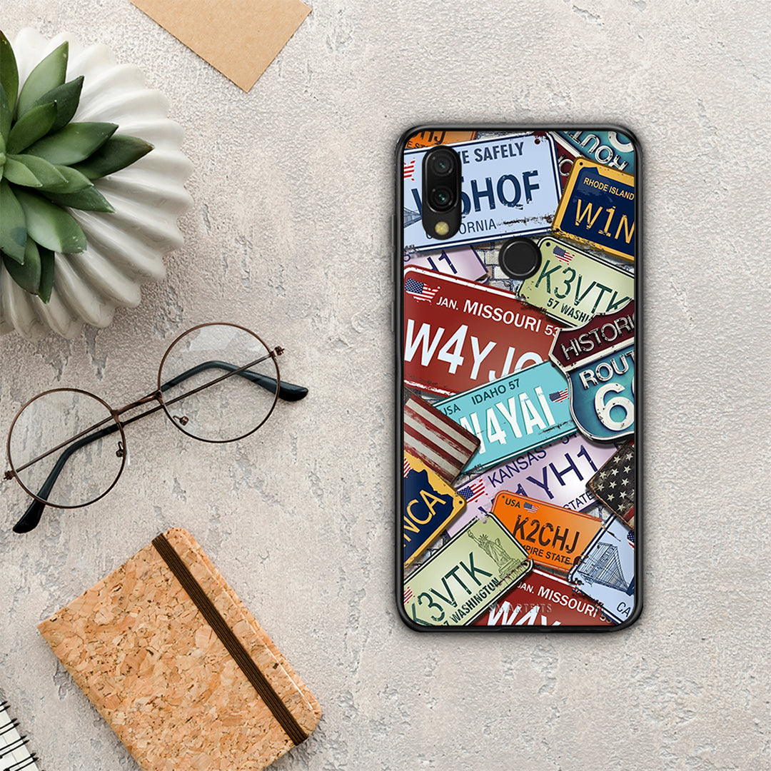 Car Plates - Xiaomi Redmi 7 θήκη