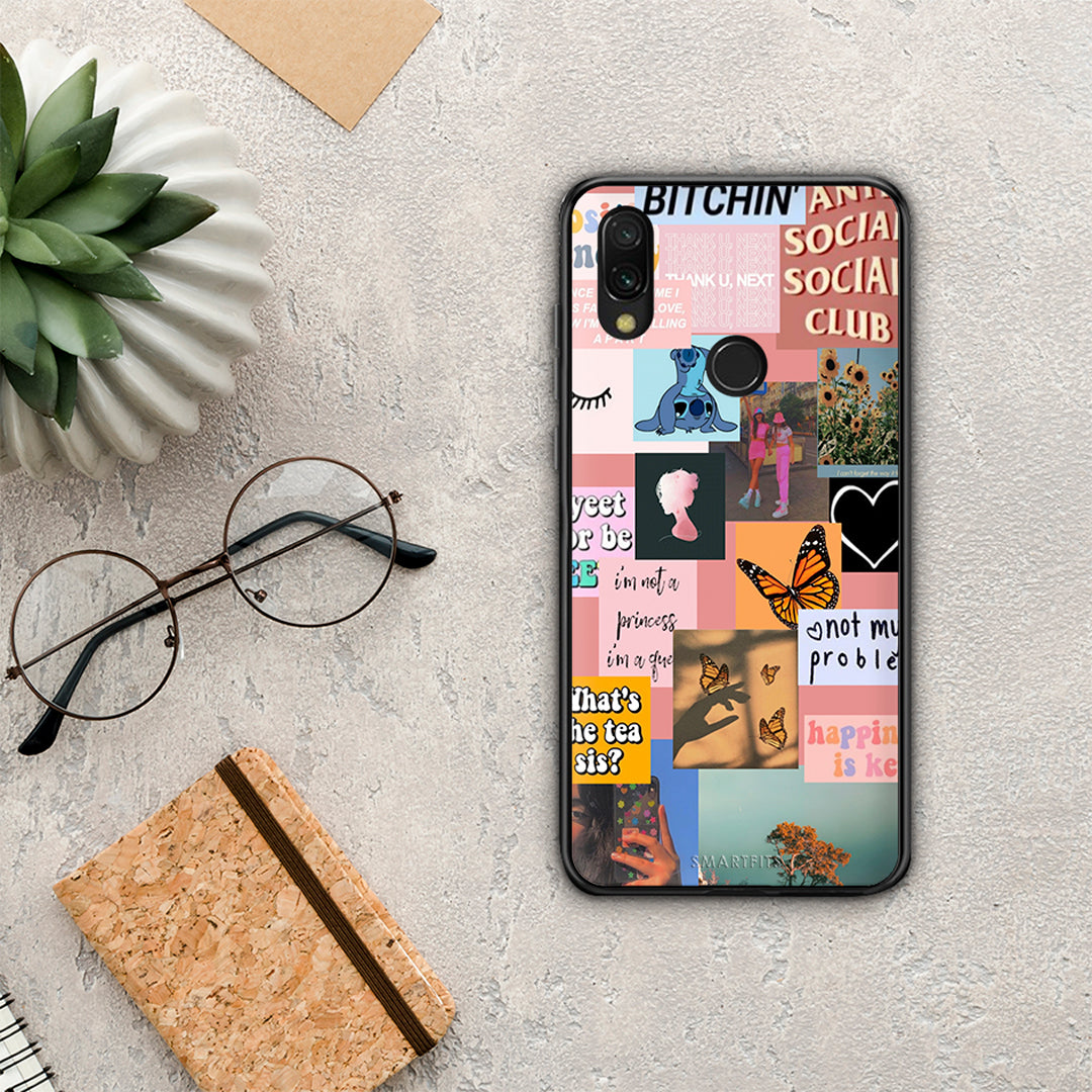 Collage Bitchin - Xiaomi Redmi 7 θήκη