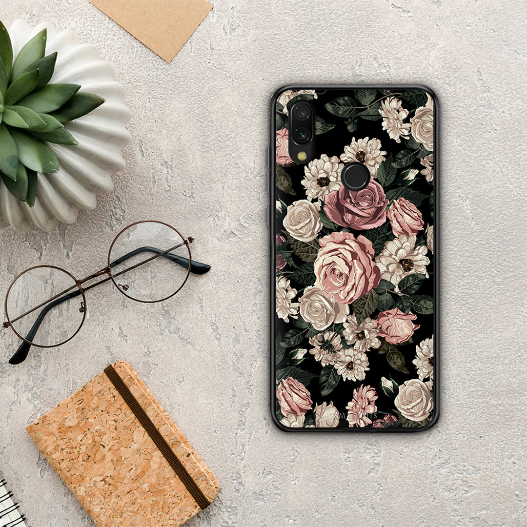 Flower Wild Roses - Xiaomi Redmi 7 θήκη