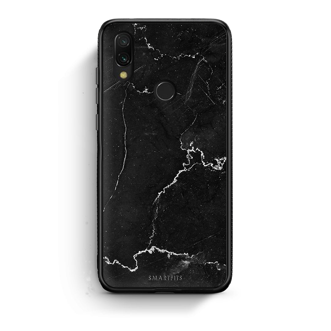 Xiaomi Redmi 7 Marble Black θήκη από τη Smartfits με σχέδιο στο πίσω μέρος και μαύρο περίβλημα | Smartphone case with colorful back and black bezels by Smartfits