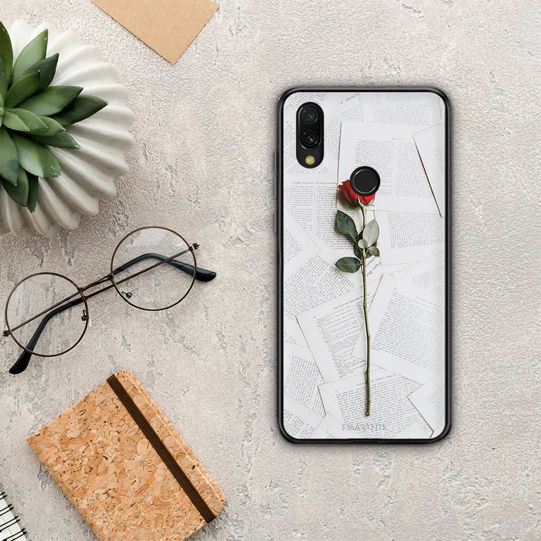 Red Rose - Xiaomi Redmi 7 θήκη