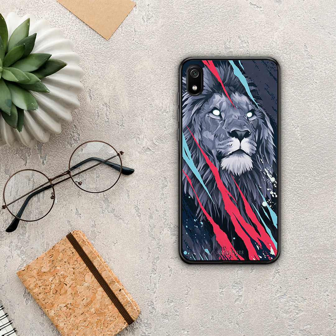 PopArt Lion Designer - Xiaomi Redmi 7A θήκη