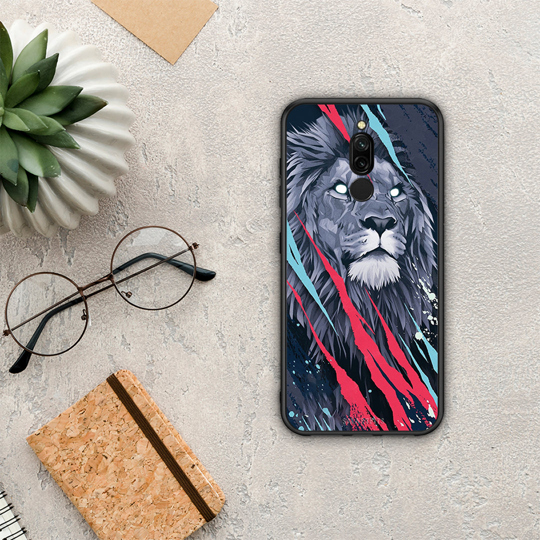 PopArt Lion Designer - Xiaomi Redmi 8 θήκη