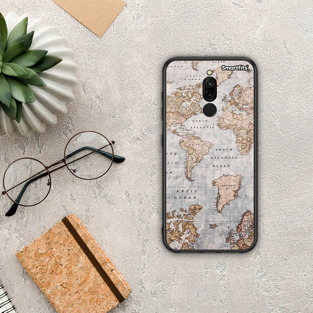 World Map - Xiaomi Redmi 8 θήκη