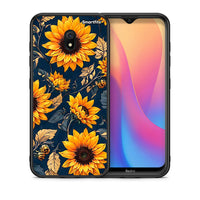 Thumbnail for Θήκη Xiaomi Redmi 8A Autumn Sunflowers από τη Smartfits με σχέδιο στο πίσω μέρος και μαύρο περίβλημα | Xiaomi Redmi 8A Autumn Sunflowers case with colorful back and black bezels