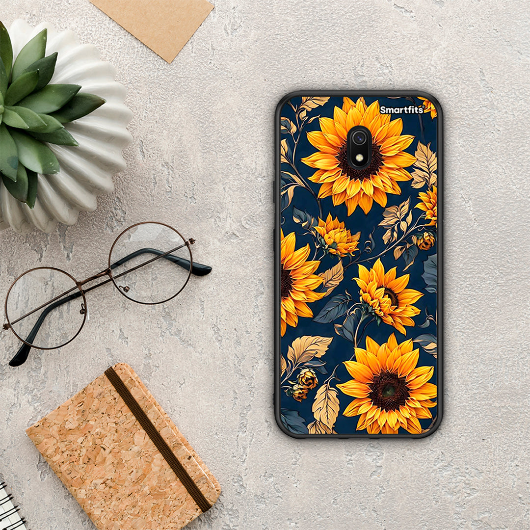 Autumn Sunflowers - Xiaomi Redmi 8A θήκη