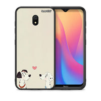 Thumbnail for Θήκη Xiaomi Redmi 8A Dalmatians Love από τη Smartfits με σχέδιο στο πίσω μέρος και μαύρο περίβλημα | Xiaomi Redmi 8A Dalmatians Love case with colorful back and black bezels