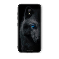 Thumbnail for Xiaomi Redmi 8A Dark Wolf θήκη από τη Smartfits με σχέδιο στο πίσω μέρος και μαύρο περίβλημα | Smartphone case with colorful back and black bezels by Smartfits