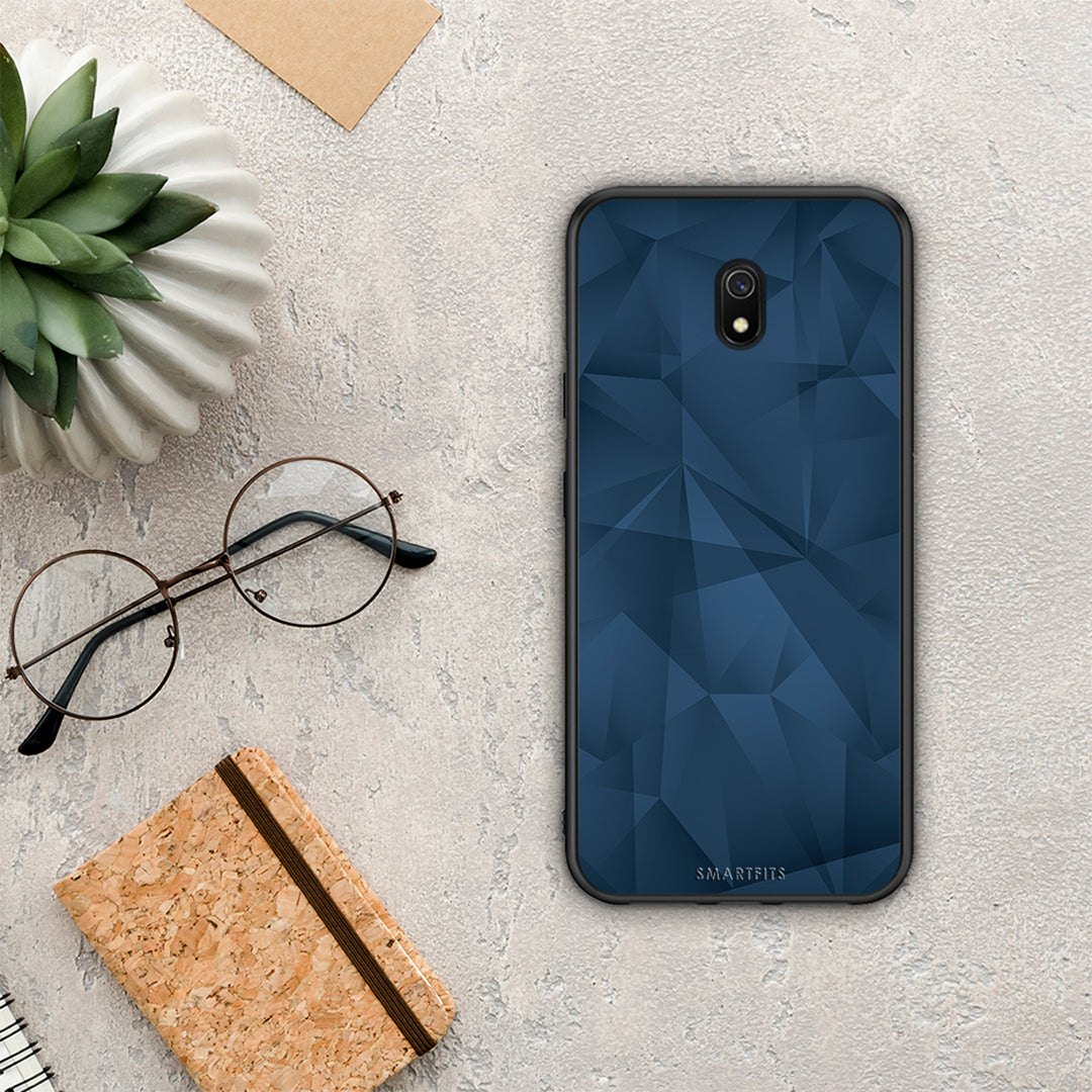 Geometric Blue Abstract - Xiaomi Redmi 8A θήκη
