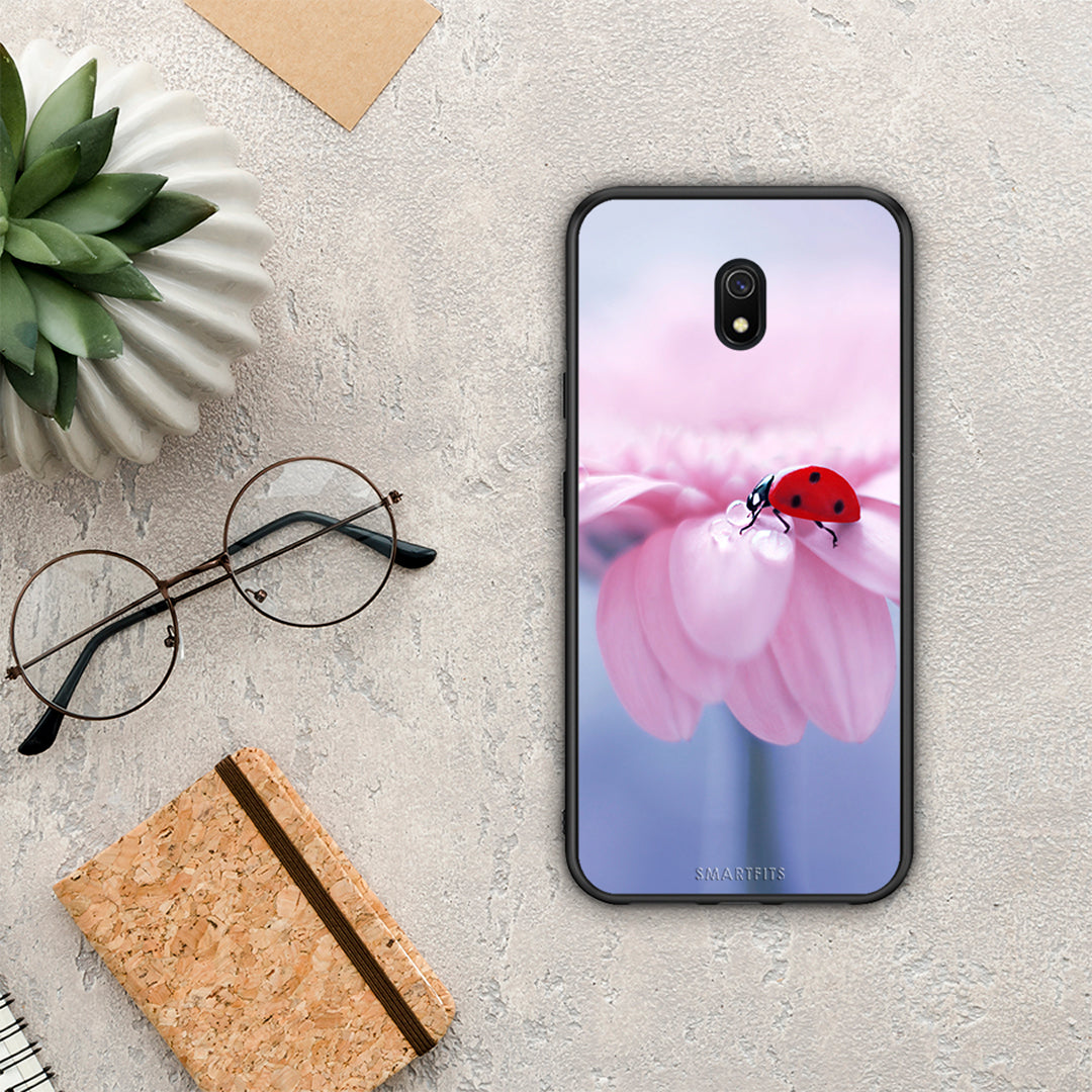 Ladybug Flower - Xiaomi Redmi 8A θήκη