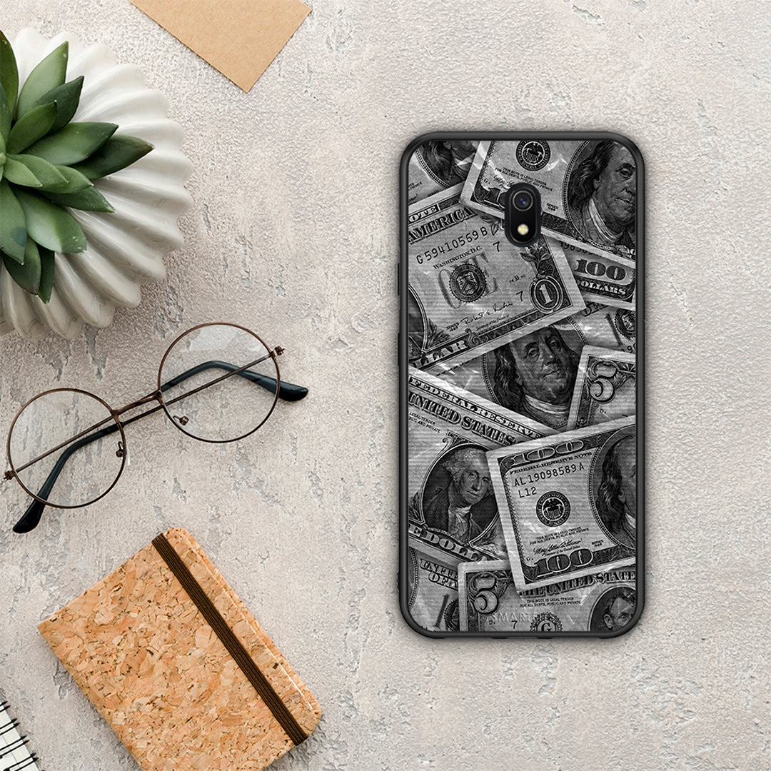 Money Dollars - Xiaomi Redmi 8A θήκη