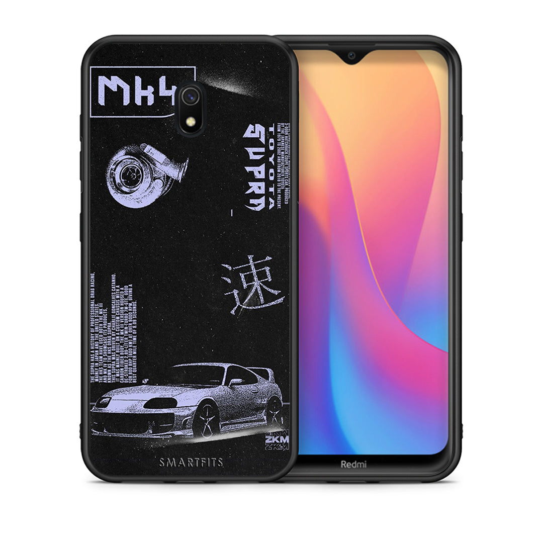 Θήκη Αγίου Βαλεντίνου Xiaomi Redmi 8A Tokyo Drift από τη Smartfits με σχέδιο στο πίσω μέρος και μαύρο περίβλημα | Xiaomi Redmi 8A Tokyo Drift case with colorful back and black bezels