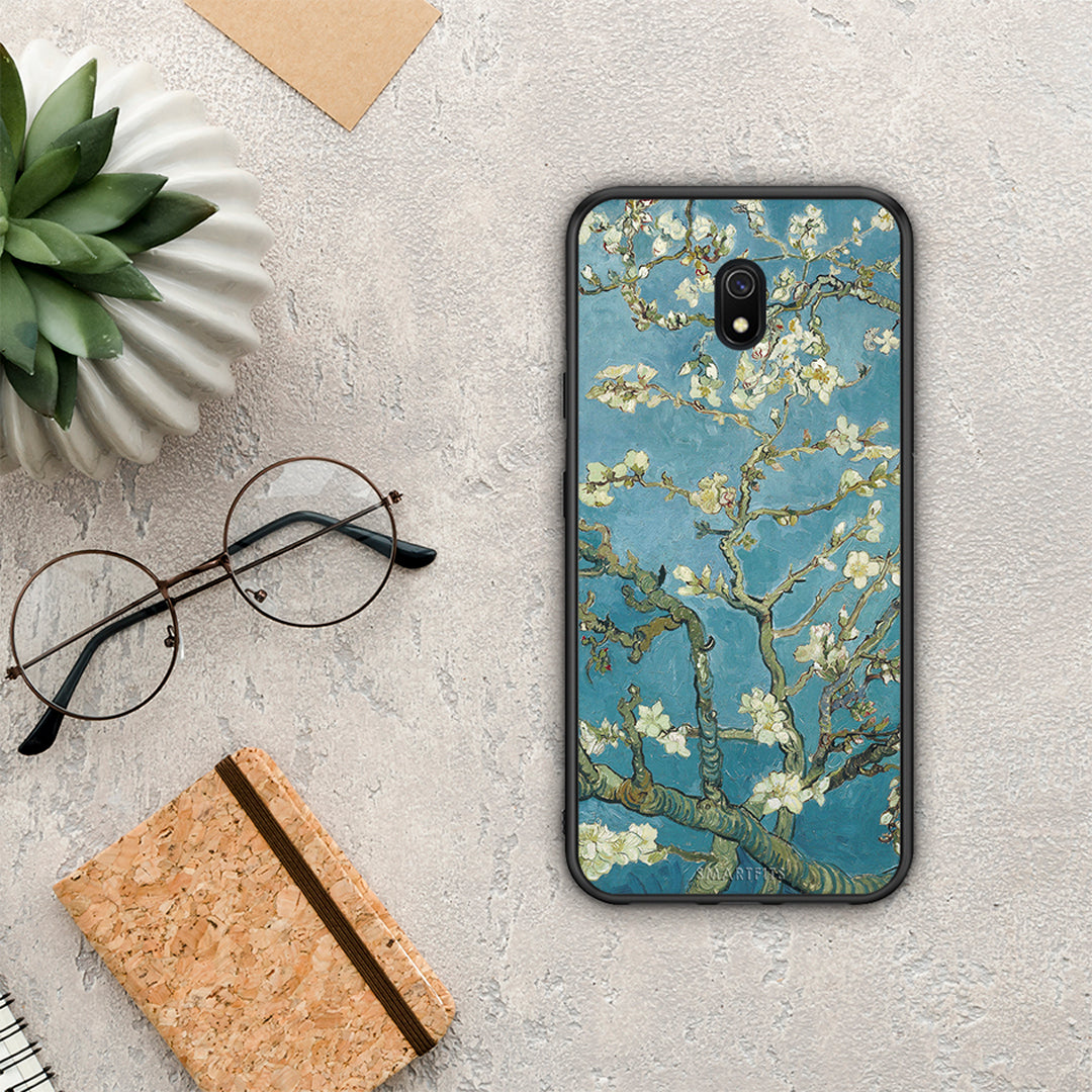 White Blossoms - Xiaomi Redmi 8A θήκη