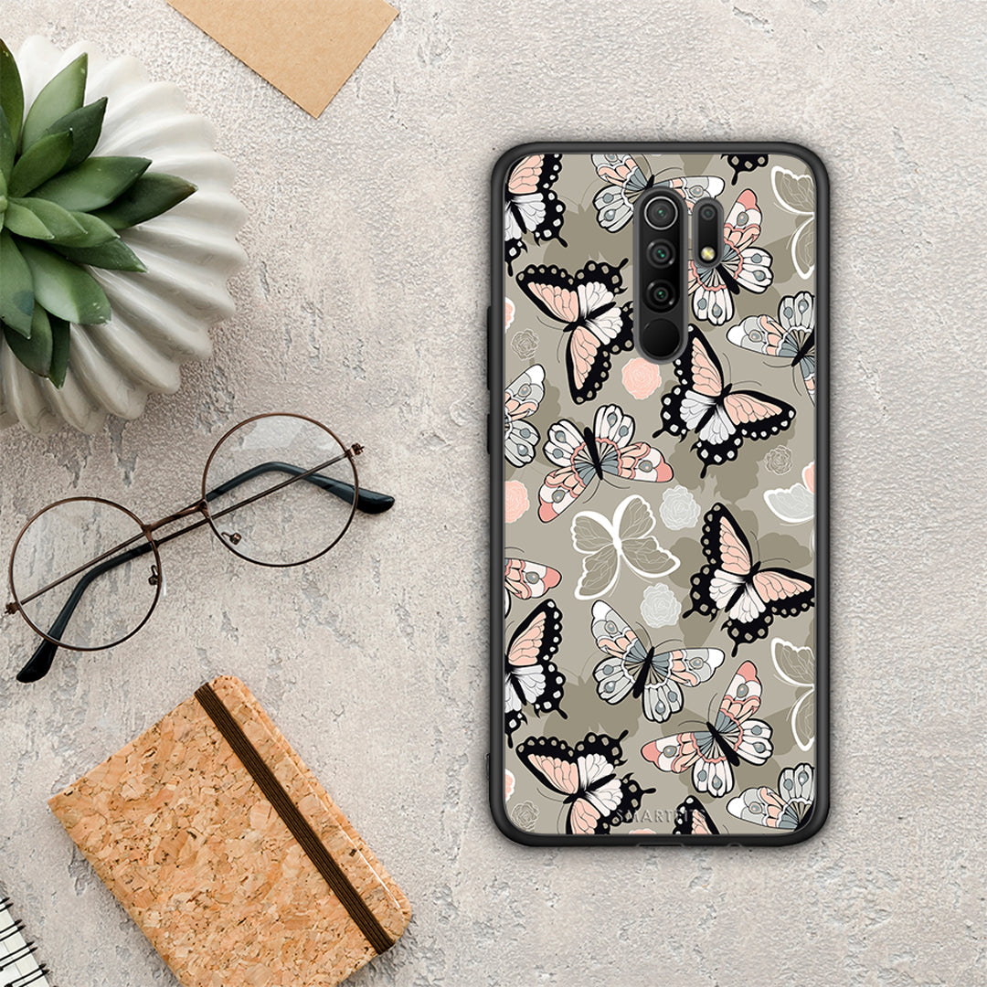 Boho Butterflies - Xiaomi Redmi 9 / 9 Prime θήκη