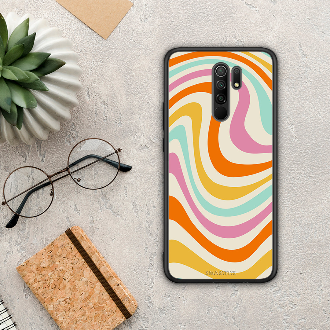 Colourful Waves - Xiaomi Redmi 9 / 9 Prime θήκη